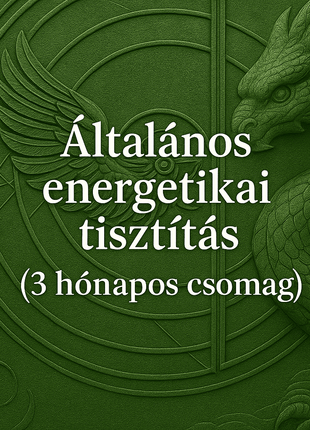 Általános energetikai tisztítás – 3 hónapos csomag