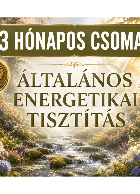 Általános energetikai tisztítás – 3 hónapos csomag